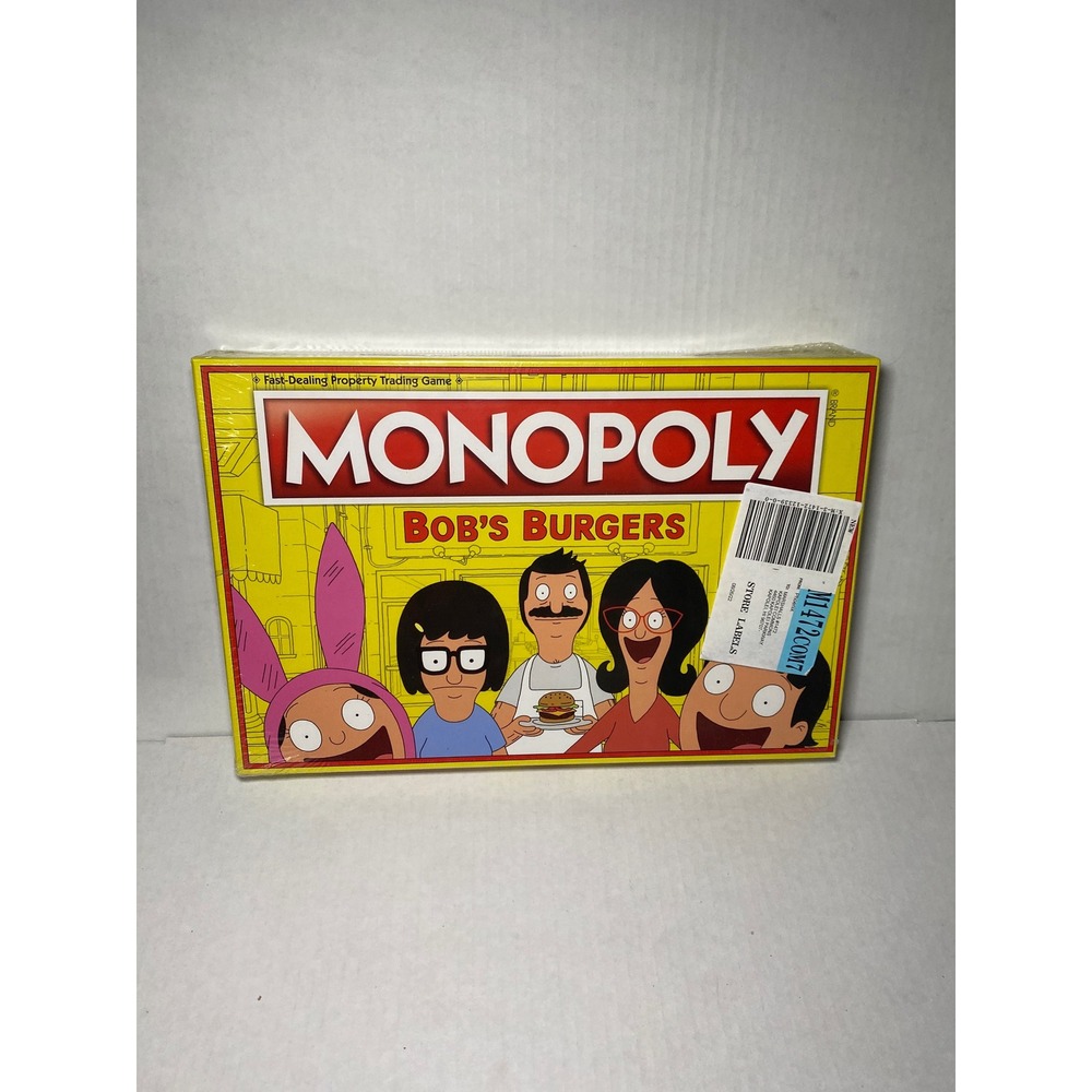 Monopoly Bob's Burgers Edition Board Game New Sealed USAopoly Belcher Family